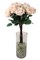 2PCS 27” Real Touch Mauve Rose – 4” Bloom, Lifelike Artificial Flowers for Decor & Events